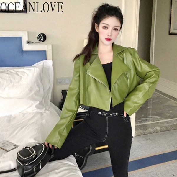 autumn women jackets solid short streetwear mujer chaqueta zipper fashion leather jacket 17714 210415, Black;brown
autumn women jackets solid short streetwear mujer chaqueta zipper fashion leather jacket 17714 210415, Black;brown