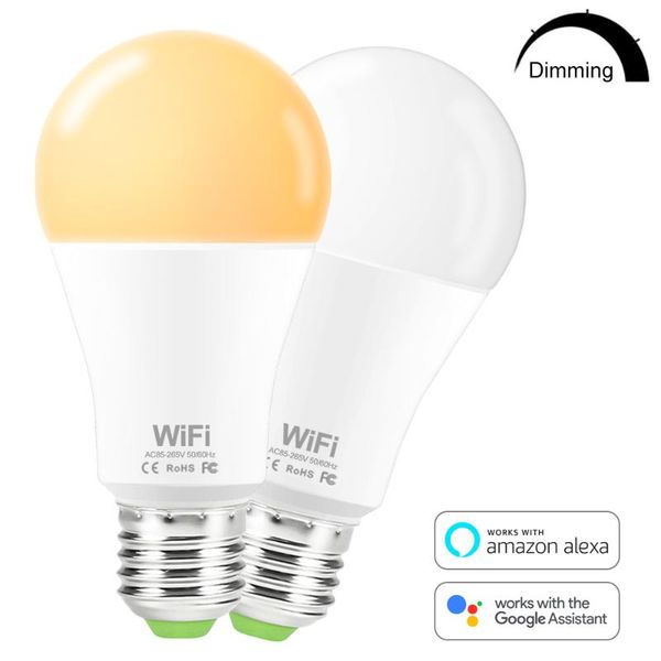bulbs alexa voice control 15w dimmable light b22 wifi bulb 220v smd 2835 timer e27 night lamp cold white/warm white home lighting
bulbs alexa voice control 15w dimmable light b22 wifi bulb 220v smd 2835 timer e27 night lamp cold white/warm white home lighting