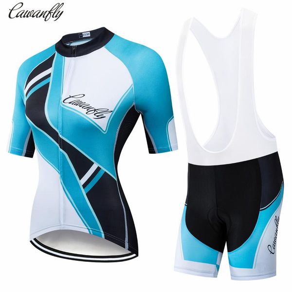 racing sets cawanfly short sleeve summer cycling jersey set women mountain bike clothing breathable wear pro team bicycle clothes, Black;blue
racing sets cawanfly short sleeve summer cycling jersey set women mountain bike clothing breathable wear pro team bicycle clothes, Black;blue