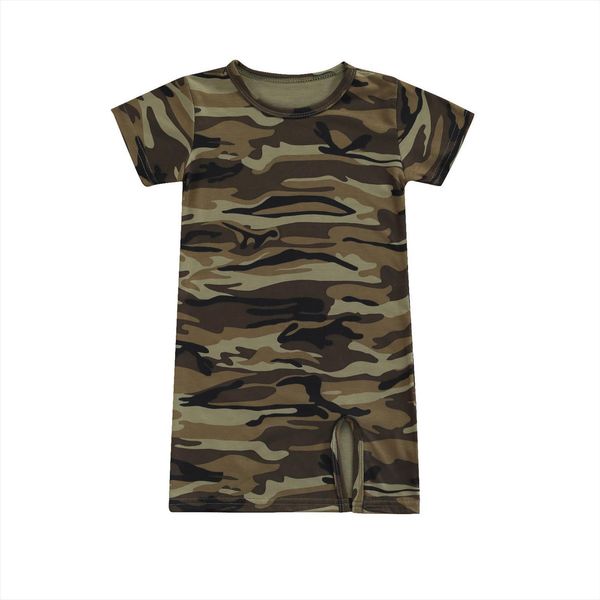 2 7y summer casual girl dress infant girls camouflage printed short sleeve straight knee length, Red;yellow
2 7y summer casual girl dress infant girls camouflage printed short sleeve straight knee length, Red;yellow