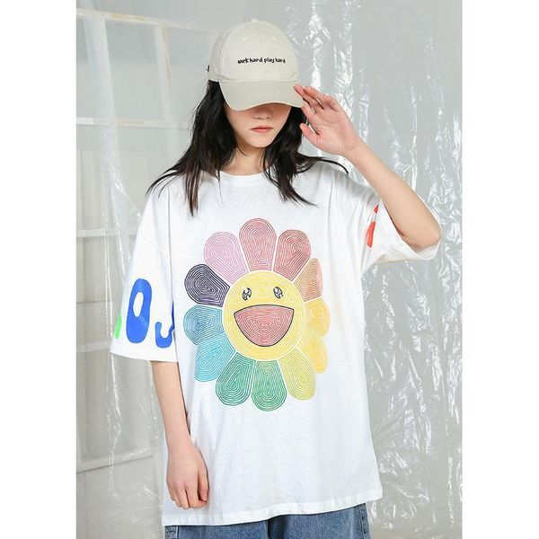 casual short sleeved letter womens loose summer sun flower smiley hip hop bf wind cool shirts g341, White
casual short sleeved letter womens loose summer sun flower smiley hip hop bf wind cool shirts g341, White