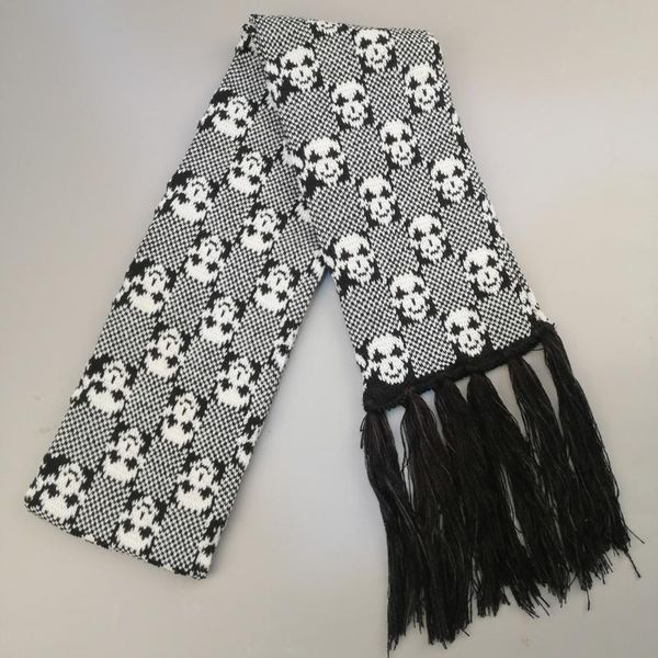 scarves winter warm knitted scarf women luxury skull and shawls femme designer skeleton wrap with tassels plus size 195cm sfp092, Blue;gray
scarves winter warm knitted scarf women luxury skull and shawls femme designer skeleton wrap with tassels plus size 195cm sfp092, Blue;gray