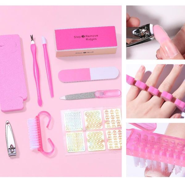 nail art kits basic tools clippers manicure polishing rubbing strip novice sticker set trimming nails tslm1
nail art kits basic tools clippers manicure polishing rubbing strip novice sticker set trimming nails tslm1