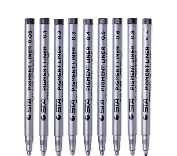 9pcs/lot sta 8050 waterproof needle pen set hand-painted cartoon design art students' special drawing high gloss gel pens
9pcs/lot sta 8050 waterproof needle pen set hand-painted cartoon design art students' special drawing high gloss gel pens