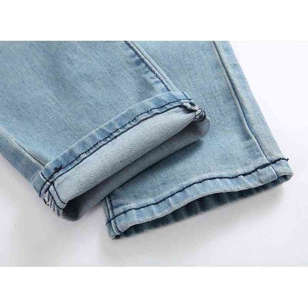 men casual jeans denim pants straight distressed ripped vintage knees holes middle waist regular, Blue
men casual jeans denim pants straight distressed ripped vintage knees holes middle waist regular, Blue