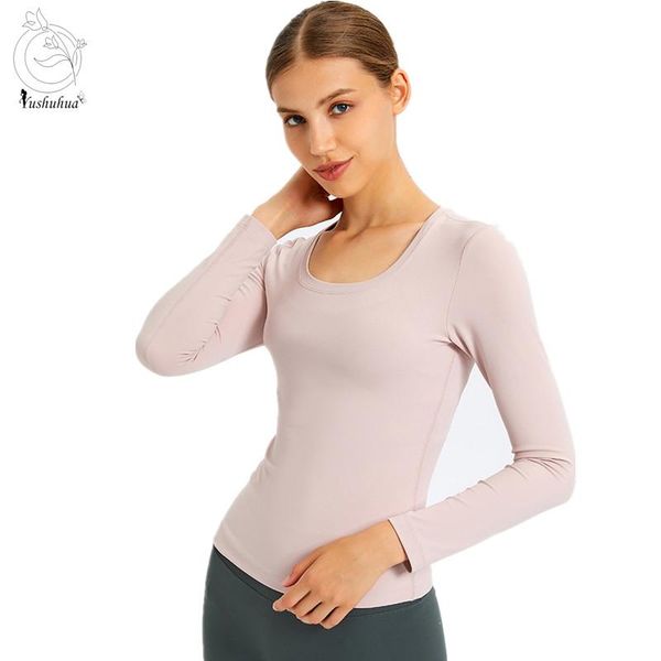 yoga outfit yushuhua women super comfy naked feel fitness workout pullover sport jersey slim fit plain o neck long sleeve shirts
yoga outfit yushuhua women super comfy naked feel fitness workout pullover sport jersey slim fit plain o neck long sleeve shirts
