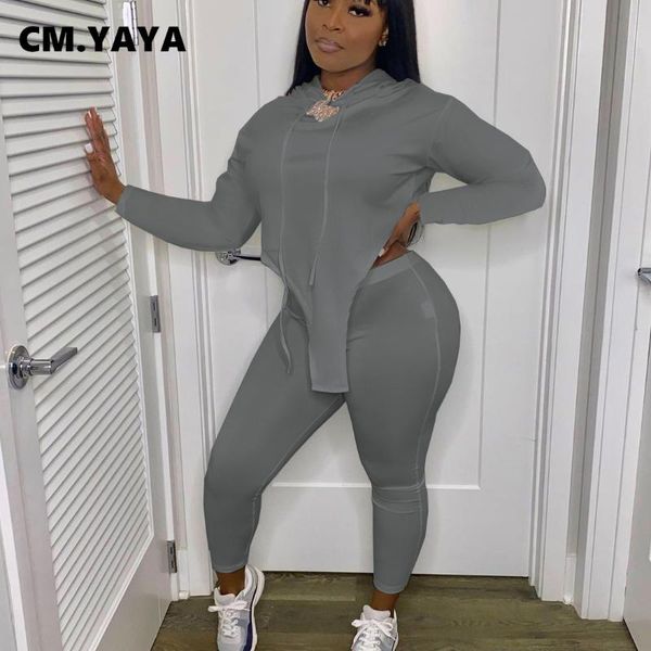 women's two piece pants cm.yaya plus size women 2 set outfits winter fall hooded irregular and sport active tracksuit sweatsuit, White
women's two piece pants cm.yaya plus size women 2 set outfits winter fall hooded irregular and sport active tracksuit sweatsuit, White