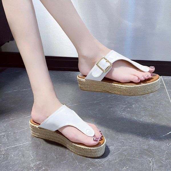 large size flat-bottomed summer style set toe thick-soled outer wear women's sandals and slippers, Black
large size flat-bottomed summer style set toe thick-soled outer wear women's sandals and slippers, Black