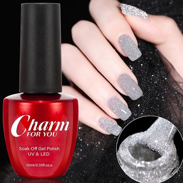 nail gel charm for you reflective glitter polish silver shining auroras holographics effect soak off uv varnish, Red;pink
nail gel charm for you reflective glitter polish silver shining auroras holographics effect soak off uv varnish, Red;pink