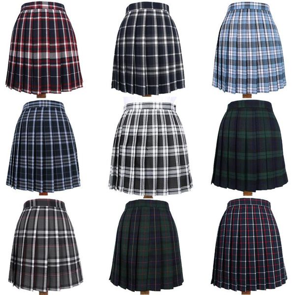 clothing sets japanese school dresses plaid pleated skirt student cosplay anime mini grid jk uniforms sailor suit short skirts for girls, White
clothing sets japanese school dresses plaid pleated skirt student cosplay anime mini grid jk uniforms sailor suit short skirts for girls, White