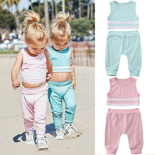 clothing sets cute toddler kids baby girl clothes sleeveless +long pants outfits 2pcs sports set, White
clothing sets cute toddler kids baby girl clothes sleeveless +long pants outfits 2pcs sports set, White