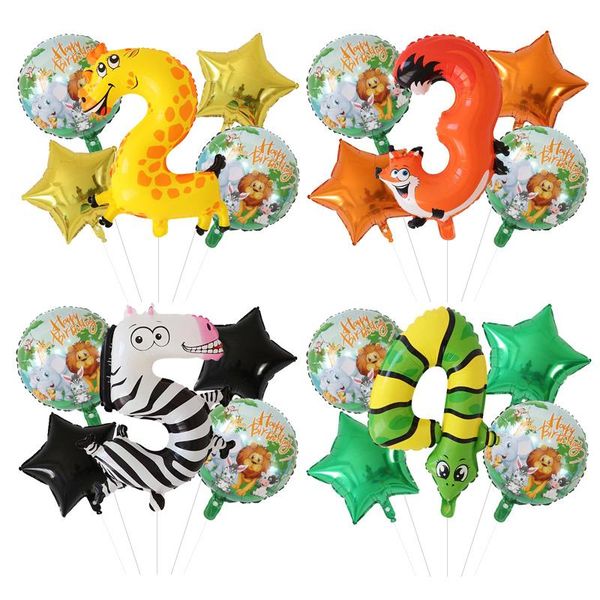 party decoration 18pcs jungle animal balloons set chrome metallic latex balloon number globos kids birthday baby shower decor supplies
party decoration 18pcs jungle animal balloons set chrome metallic latex balloon number globos kids birthday baby shower decor supplies