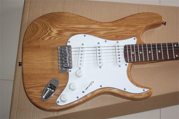 classical ash wood stract electric guitar gold hardware version guitarra
classical ash wood stract electric guitar gold hardware version guitarra