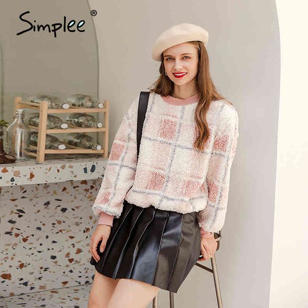 casual crew neck plaid women autumn winter long sleeve knitted sweatshirt female streetwear ladies pullover 210414, Black
casual crew neck plaid women autumn winter long sleeve knitted sweatshirt female streetwear ladies pullover 210414, Black