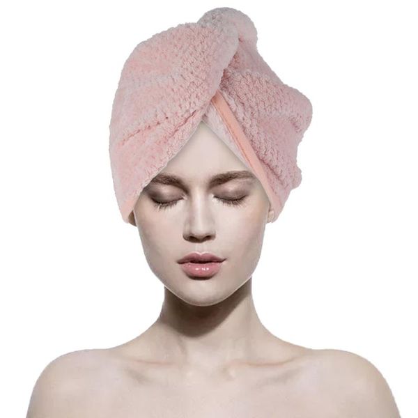 towel coral fleece hair fast drying towels warm soft dry cap lady turban bath with the button baotou 40*60cm
towel coral fleece hair fast drying towels warm soft dry cap lady turban bath with the button baotou 40*60cm