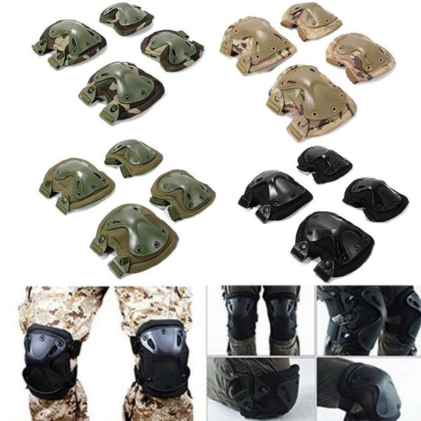elbow & knee pads 4pcs/set adjustable outdoor sports and army protective gear sport hunting skating safety kneecap, Black;gray
elbow & knee pads 4pcs/set adjustable outdoor sports and army protective gear sport hunting skating safety kneecap, Black;gray