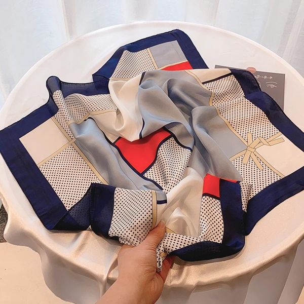 scarves 2021 spring square scarf for women print silk feeling hair band foulard female office neckerchief neck luxury, Blue;gray
scarves 2021 spring square scarf for women print silk feeling hair band foulard female office neckerchief neck luxury, Blue;gray