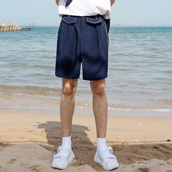 men fashion summer thin straight japan style fitness shorts male loose casual solid multi pockets vintage w216 men's, White;black
men fashion summer thin straight japan style fitness shorts male loose casual solid multi pockets vintage w216 men's, White;black