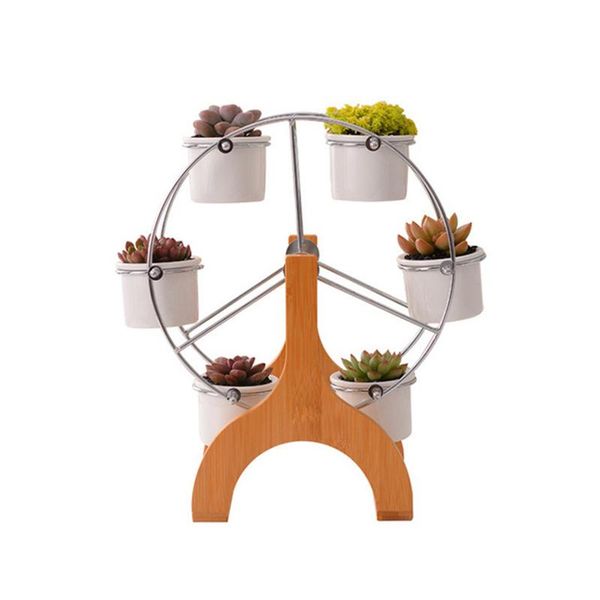 simple white suit succulent combination potted creative ferris wheel ceramic flower pot planters & pots
simple white suit succulent combination potted creative ferris wheel ceramic flower pot planters & pots
