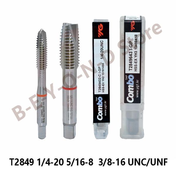 hand tools original yg-1 t2849 taps for multi purpose tapping through hole machining unf unc cnc 1/4 5/16 3/8 7/16 1/2 5/8 3/4 6-32 8-32
hand tools original yg-1 t2849 taps for multi purpose tapping through hole machining unf unc cnc 1/4 5/16 3/8 7/16 1/2 5/8 3/4 6-32 8-32