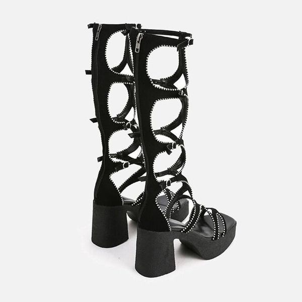 boots women brand summer fashion genuine leather square high heels platform black punk rome style knee 34-40 ntrv
boots women brand summer fashion genuine leather square high heels platform black punk rome style knee 34-40 ntrv
