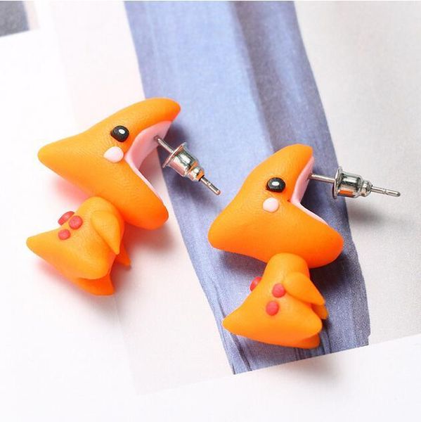 fashion handmade polymer clay soft cute animal piercing bite ear stud earring jewelry for women & girl, Golden;silver
fashion handmade polymer clay soft cute animal piercing bite ear stud earring jewelry for women & girl, Golden;silver