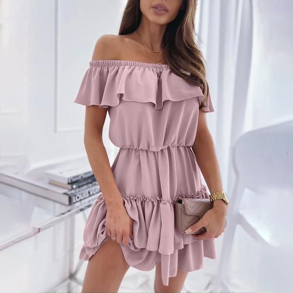 casual dresses women's cute sweet dress slash neck strapless ruffle floral print high wasit streetwear summer female, Black;gray
casual dresses women's cute sweet dress slash neck strapless ruffle floral print high wasit streetwear summer female, Black;gray