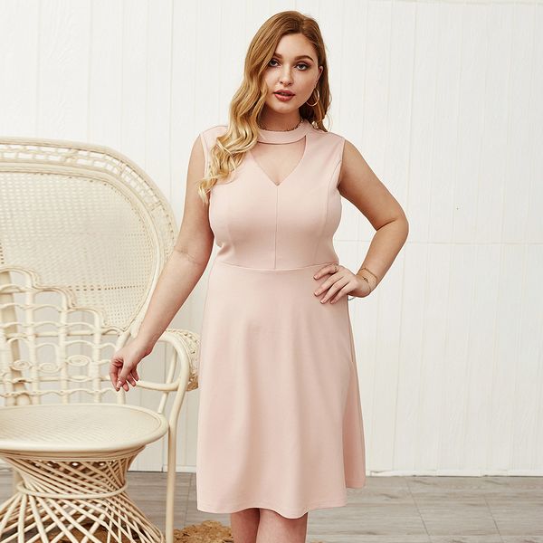 dressed in short female plus size, dress pure color decote v sleeveless le, Black;gray
dressed in short female plus size, dress pure color decote v sleeveless le, Black;gray