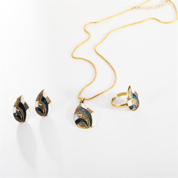 earrings & necklace women jewelry sets shell shape long pendent ring wedding set earring, Silver
earrings & necklace women jewelry sets shell shape long pendent ring wedding set earring, Silver