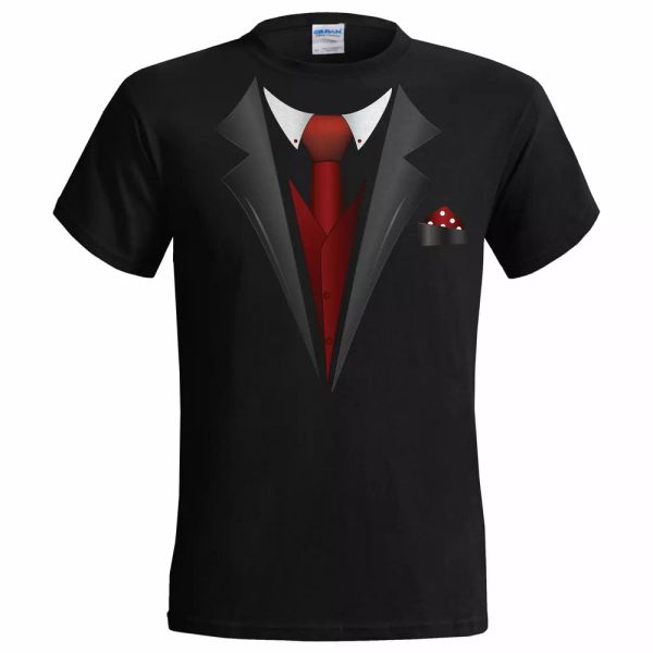 Tuxedo Fancy Dress Stag Party Tux T Shirt Mens Small - 5XL posh jacket funny, White;black
Tuxedo Fancy Dress Stag Party Tux T Shirt Mens Small - 5XL posh jacket funny, White;black