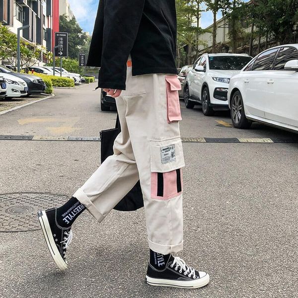 men's pants men fashion splicing multi pocket harem joggers 2021 male trousers mens solid sweatpants large size, Black
men's pants men fashion splicing multi pocket harem joggers 2021 male trousers mens solid sweatpants large size, Black