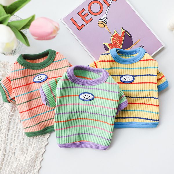 striped veet knitted pet cloth small dog teddy autumn winter spring and thick warm
striped veet knitted pet cloth small dog teddy autumn winter spring and thick warm