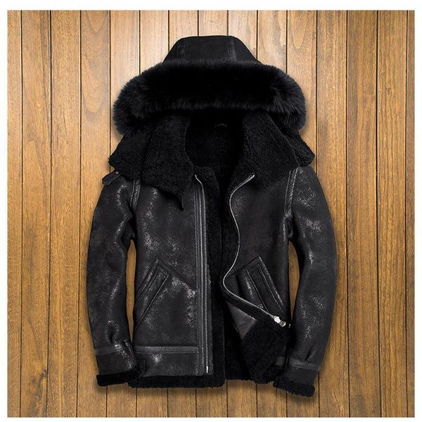 men's leather & faux 2021 fur trimmed hooded real shearling jacket black slim classic winter natural sheepskin clothing
men's leather & faux 2021 fur trimmed hooded real shearling jacket black slim classic winter natural sheepskin clothing