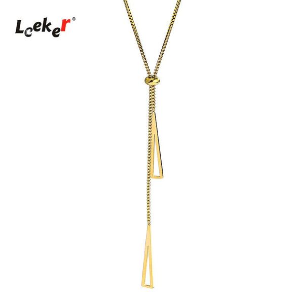 pendant necklaces leeker stainless steel long necklace for women with adjustable drop 2021 trendy 115 lk2, Silver
pendant necklaces leeker stainless steel long necklace for women with adjustable drop 2021 trendy 115 lk2, Silver