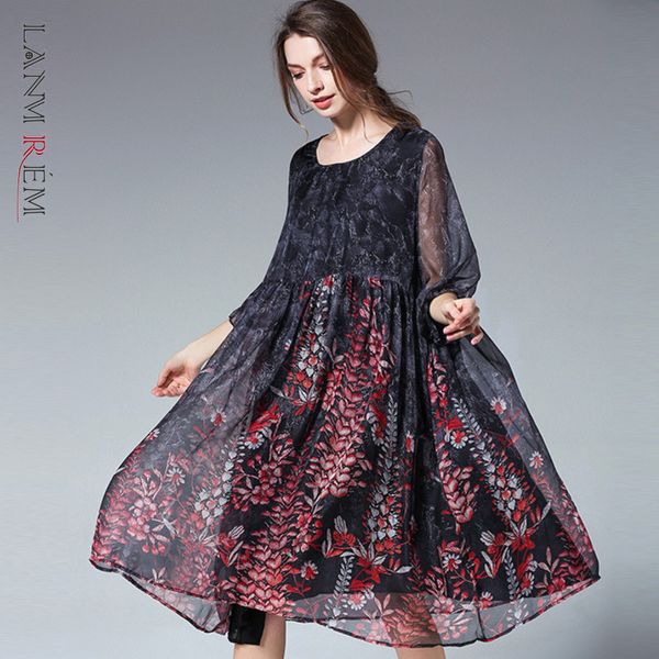 women printing big size dress round neck half sleeve loose fit female fashion tide summer arrivals 2e1801 210507, Black;gray
women printing big size dress round neck half sleeve loose fit female fashion tide summer arrivals 2e1801 210507, Black;gray