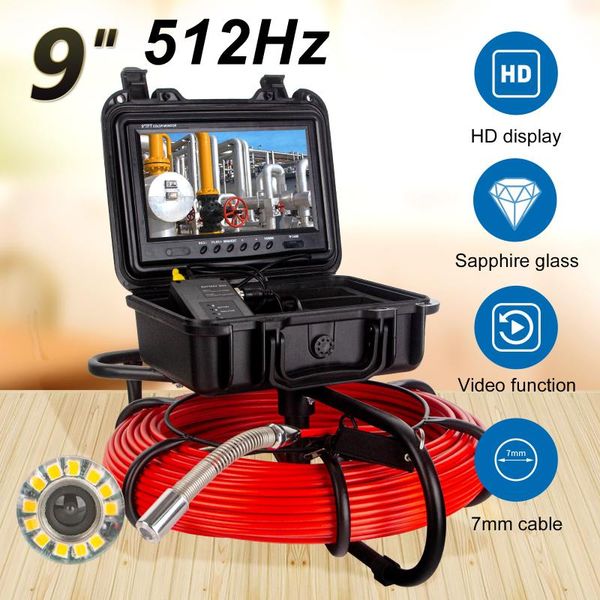cameras pipe inspection camera 9inch 1080p screen and auto self-balancing 512hz sewer pipeline locator ip68 23mm with dvr fuction
cameras pipe inspection camera 9inch 1080p screen and auto self-balancing 512hz sewer pipeline locator ip68 23mm with dvr fuction