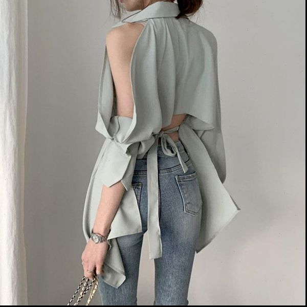 women blouse shirt lady hollow out fashion shirts off shoulder spring summer clothes vogue, White
women blouse shirt lady hollow out fashion shirts off shoulder spring summer clothes vogue, White