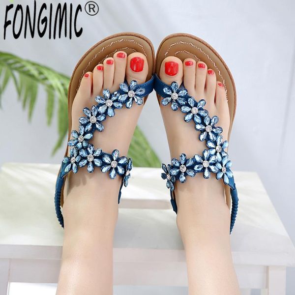 women sandals summer bohemia beach cross border bohemian flower water drill comfortable large size flat shoes, Black
women sandals summer bohemia beach cross border bohemian flower water drill comfortable large size flat shoes, Black