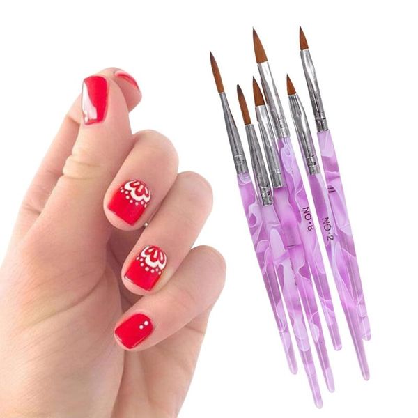 nail brushes 6 sizes/set crystal acrylic art brush uv gel carving pen liquid powder diy drawing glitter handle, Yellow
nail brushes 6 sizes/set crystal acrylic art brush uv gel carving pen liquid powder diy drawing glitter handle, Yellow