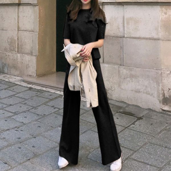 women's two piece pants autumn spring knitted tracksuit sweatshirts casual suit women clothing 2 set knit pant sporti, White
women's two piece pants autumn spring knitted tracksuit sweatshirts casual suit women clothing 2 set knit pant sporti, White