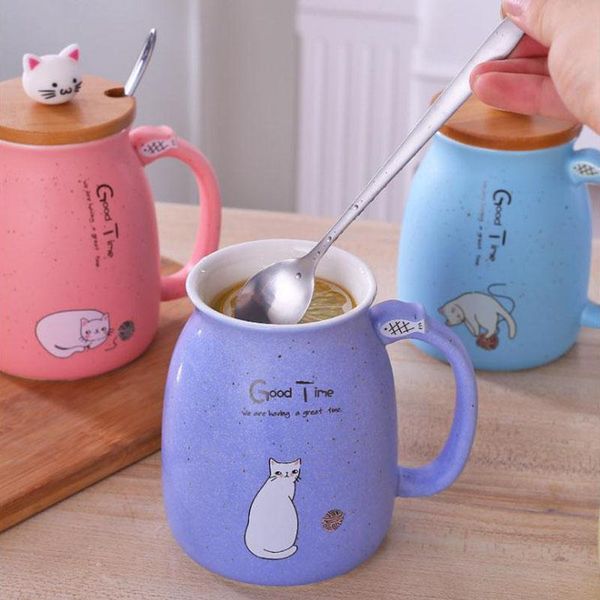 cat mugs with lid eco-friendly ceramic cup portable milk coffee mug office creative spoon children birthday gifts
cat mugs with lid eco-friendly ceramic cup portable milk coffee mug office creative spoon children birthday gifts