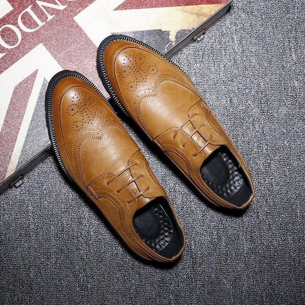 dress shoes fashion casual italian stylist men flat formal oxfords wedding shoe mens leather brogue big size 58, Black
dress shoes fashion casual italian stylist men flat formal oxfords wedding shoe mens leather brogue big size 58, Black