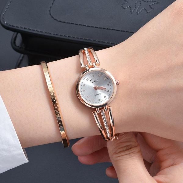 wristwatches 2021 luxury bracelet watch women fashion rose gold ladies dress watches thin chain quartz relogio feminino montre femme, Slivery;brown
wristwatches 2021 luxury bracelet watch women fashion rose gold ladies dress watches thin chain quartz relogio feminino montre femme, Slivery;brown