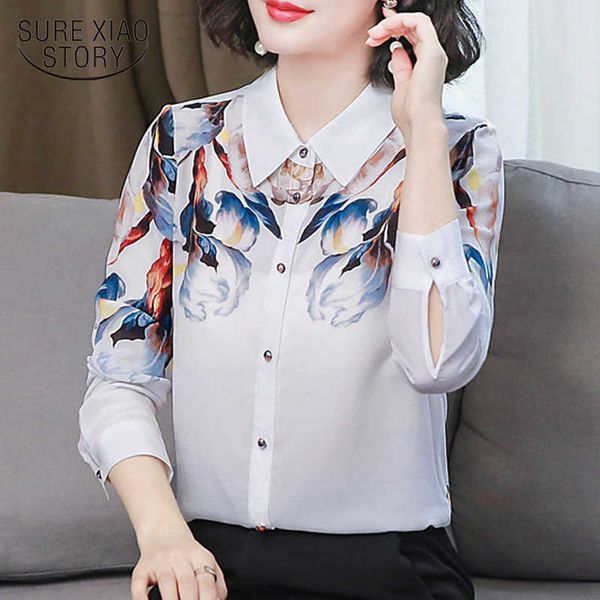 white silk shirt women's long-sleeved spring and autumn elegant retro printed mulberry silk shirt chemisier femme 10720 210528
white silk shirt women's long-sleeved spring and autumn elegant retro printed mulberry silk shirt chemisier femme 10720 210528