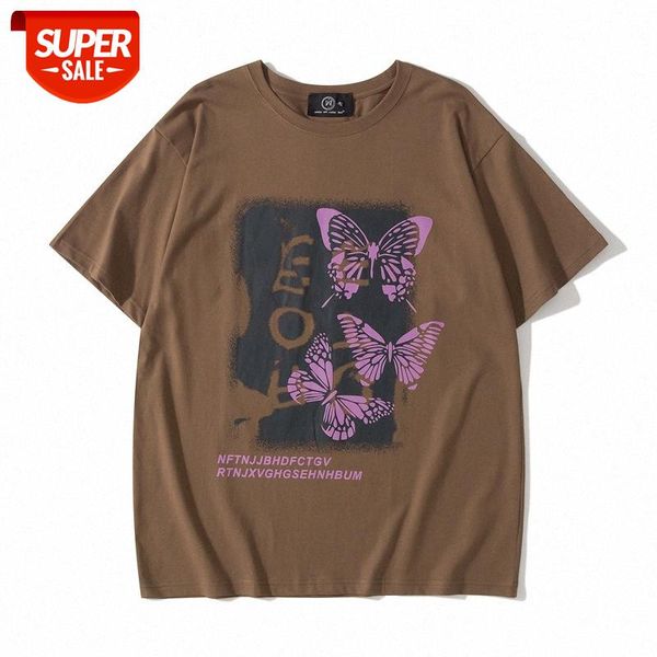 spring and summer original tide brand white off color boy butterfly flying short sleeve batch #el9y, White;black
spring and summer original tide brand white off color boy butterfly flying short sleeve batch #el9y, White;black