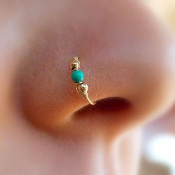 stud 1pcs fashion 18k gold-plated bohemian style turquoise personality exquisite nose studs earrings lip jewelry, Golden;silver
stud 1pcs fashion 18k gold-plated bohemian style turquoise personality exquisite nose studs earrings lip jewelry, Golden;silver