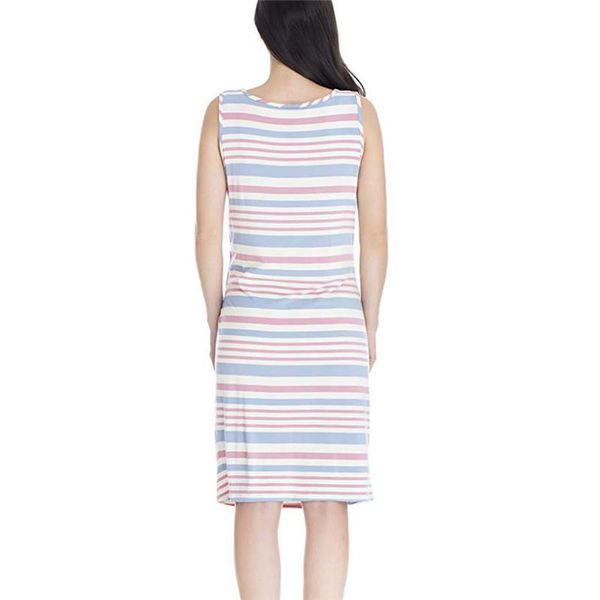 maternity dresses nursing breastfeeding women pregnant stripe summer dress c16%, White