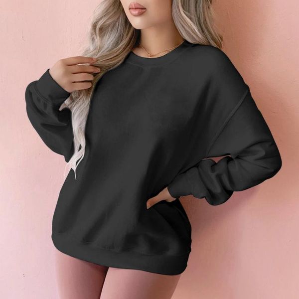 women's t-shirt fashion solid color letter printed round neck long sleeve top, White
women's t-shirt fashion solid color letter printed round neck long sleeve top, White