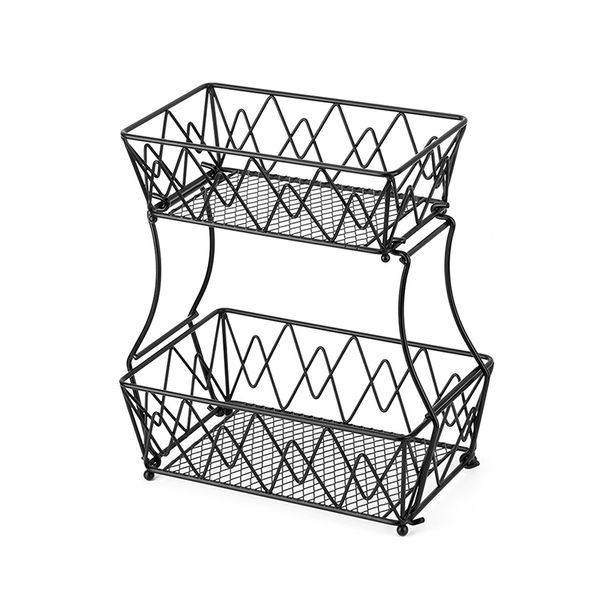 wrought iron fruit basket black 2-tier metal fruits bowl bread display stand kitchen vegetables storage baskets cosmetic toiletries holder
wrought iron fruit basket black 2-tier metal fruits bowl bread display stand kitchen vegetables storage baskets cosmetic toiletries holder