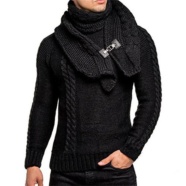 men's sweaters mens long sleeve slim round neck detachable leather buckle bib solid color pattern xq0i, White;black
men's sweaters mens long sleeve slim round neck detachable leather buckle bib solid color pattern xq0i, White;black
